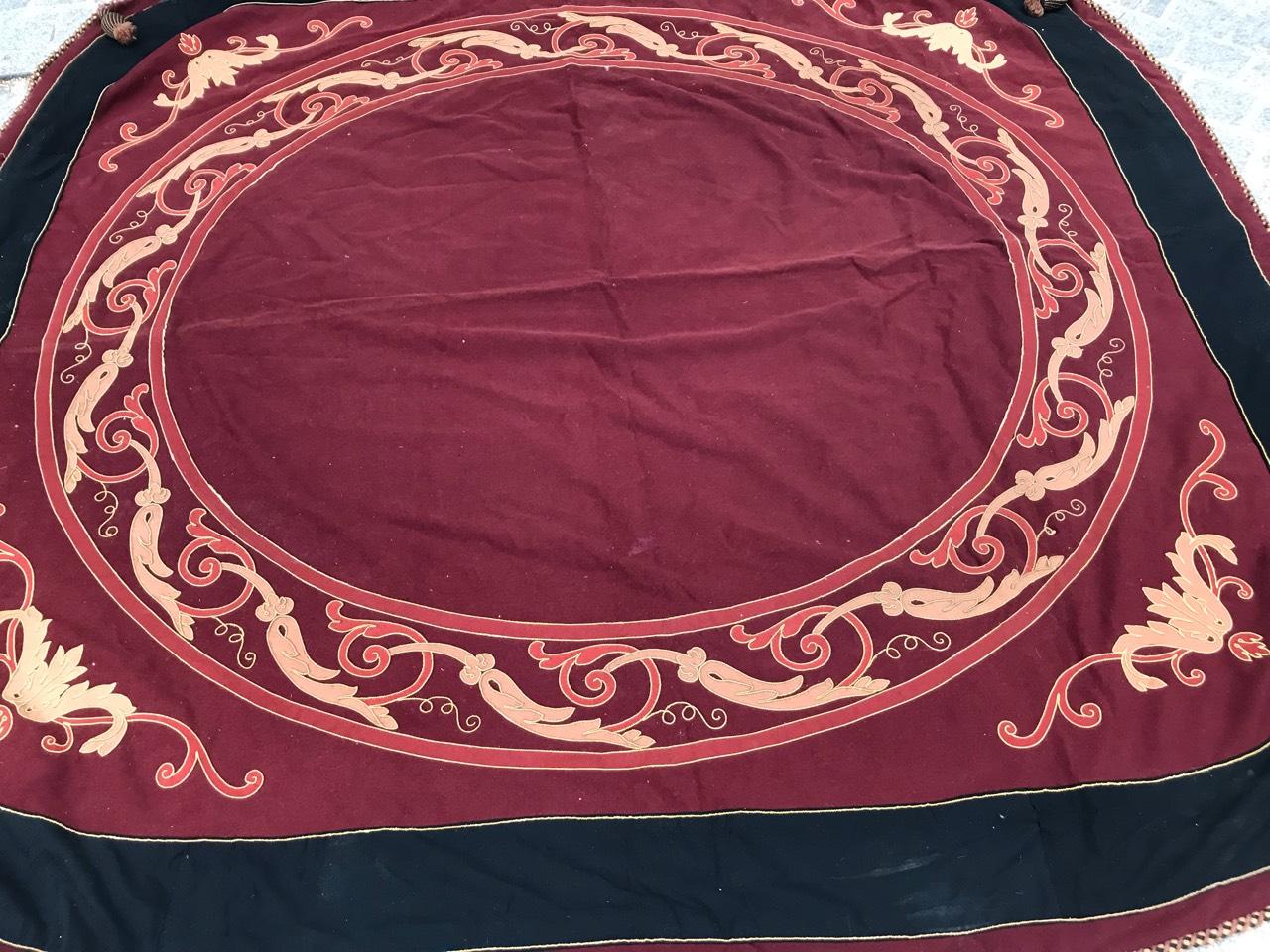 Antique French Napoleon the Third Tablecloth For Sale 2