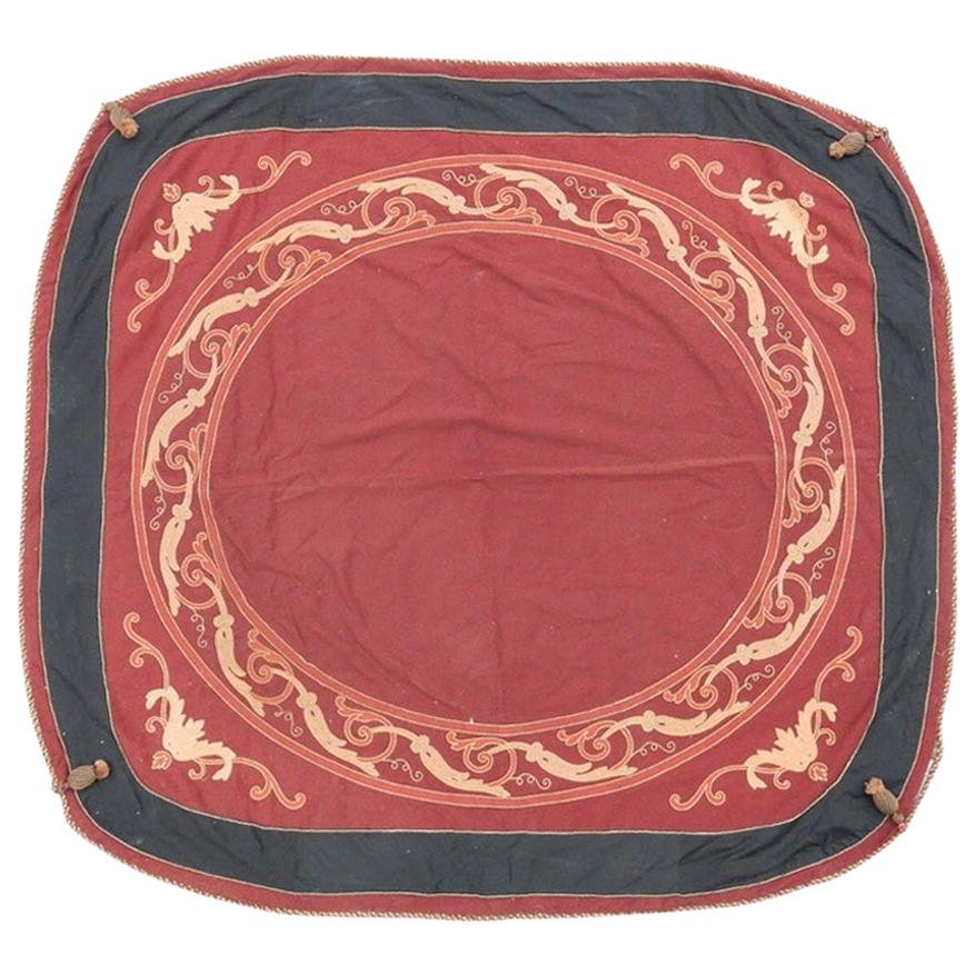 Antique French Napoleon the Third Tablecloth For Sale