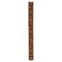 Antique french Needlepoint Panel or border Tapestry