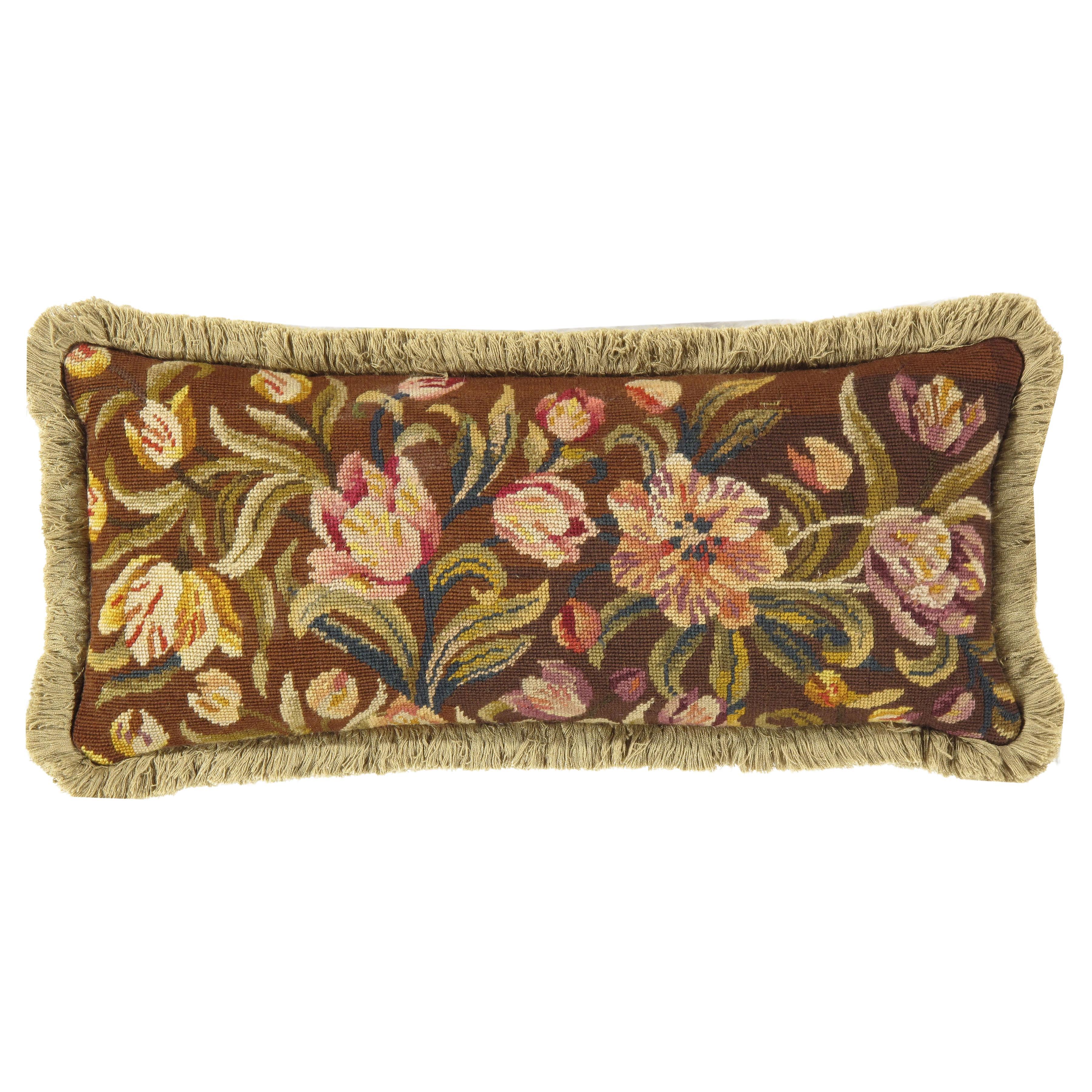 Antique Needlepoint Cushion For Sale at 1stDibs antique needlepoint
