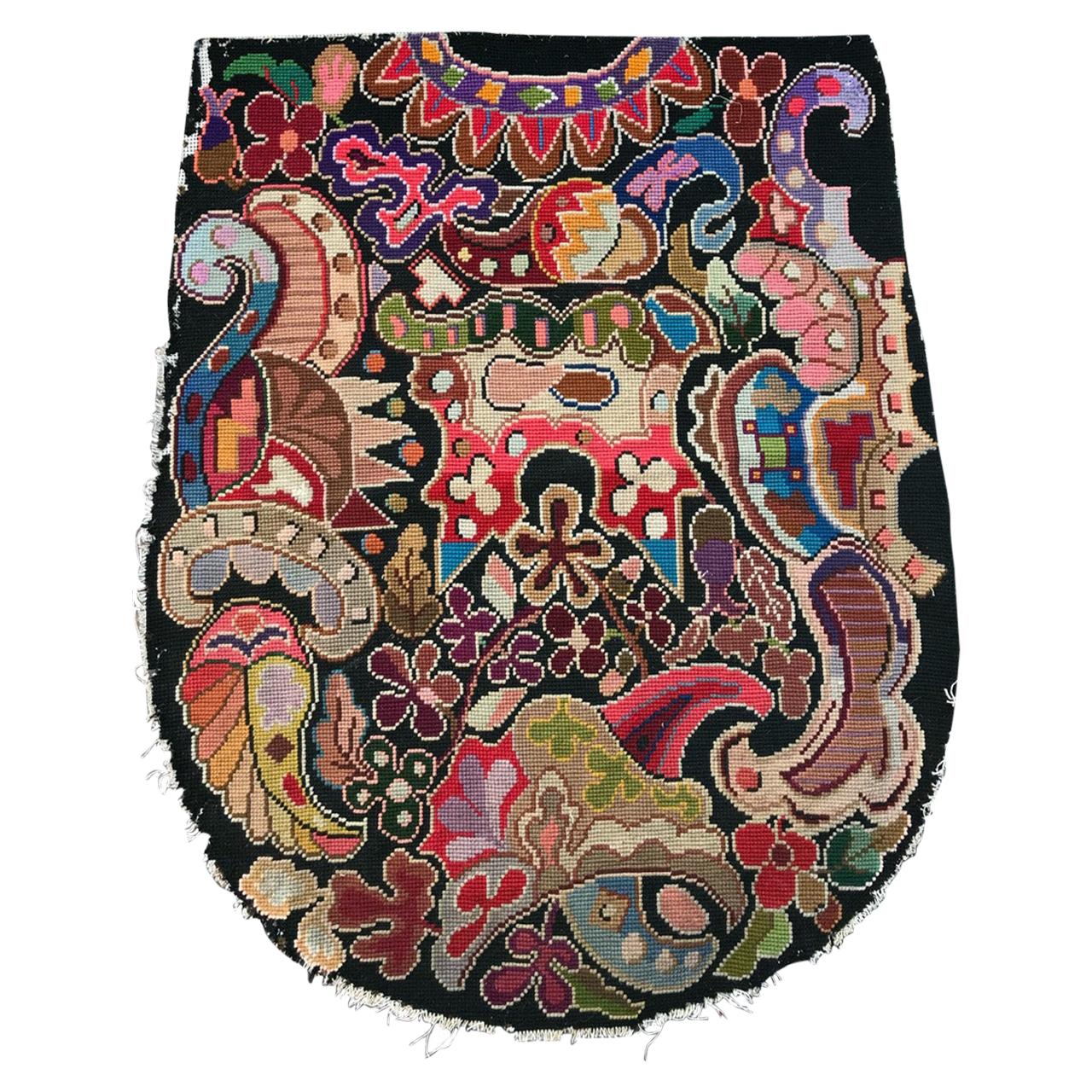 Antique Needlepoint French Tapestry For Sale at 1stdibs