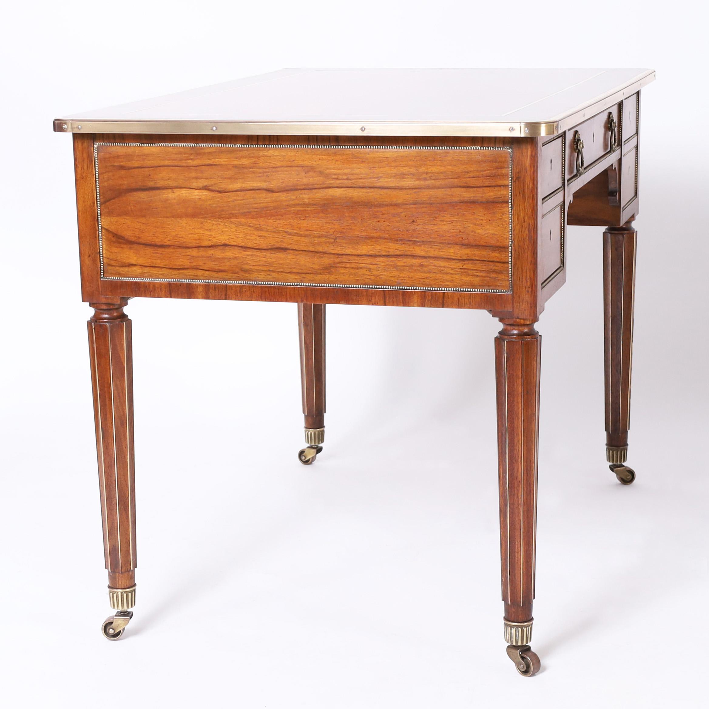 Neoclassical Antique French Neo Classic Art Deco Writing Desk For Sale
