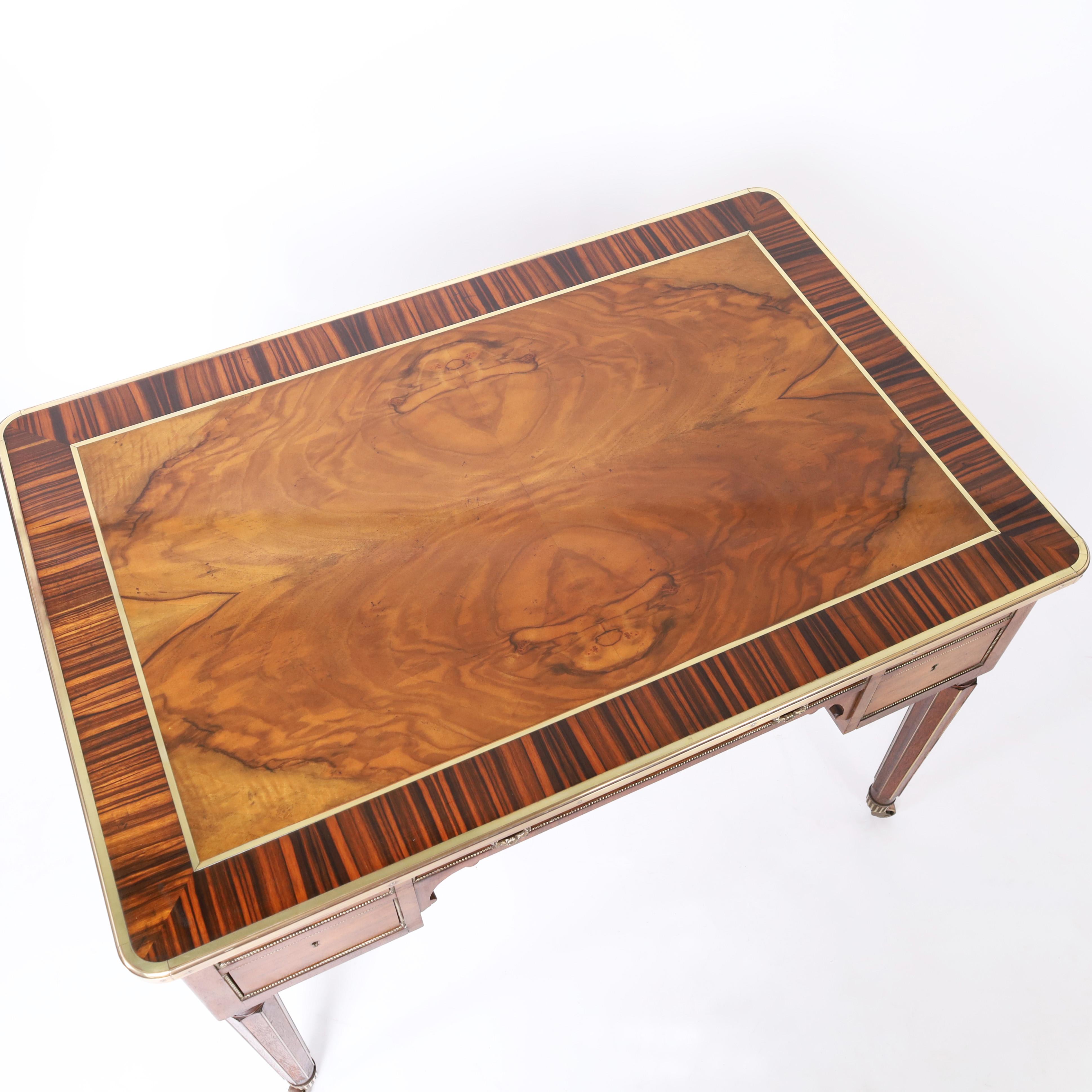 Antique French Neo Classic Art Deco Writing Desk In Good Condition For Sale In Palm Beach, FL