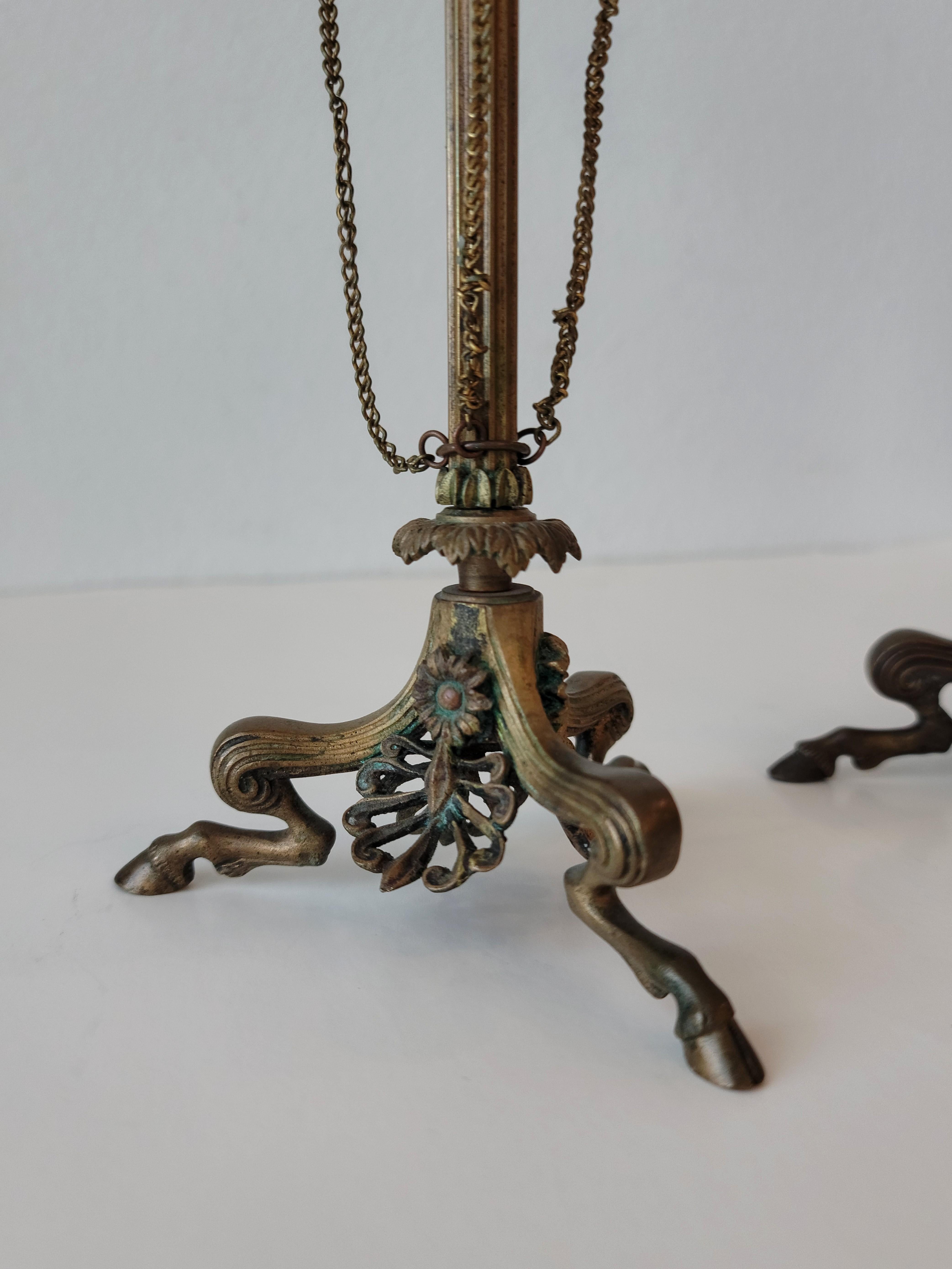 Antique French Neo-Pompeian Bronze Candlestick Pair Ferdinand Barbedienne 3