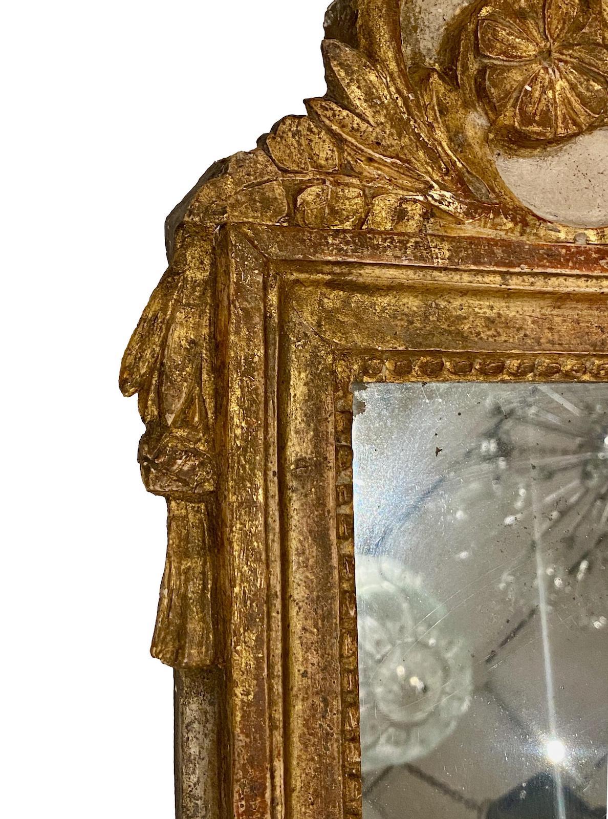 Antique French Neoclassic Mirror In Good Condition For Sale In New York, NY