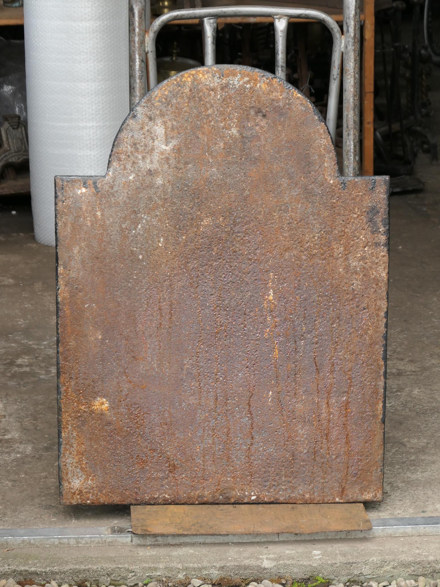 Antique French Neoclassical Fireback / Backsplash, 18th-19th Century For Sale 6