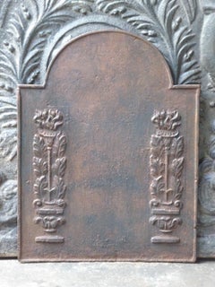 Antique French Neoclassical Fireback / Backsplash, 19th Century