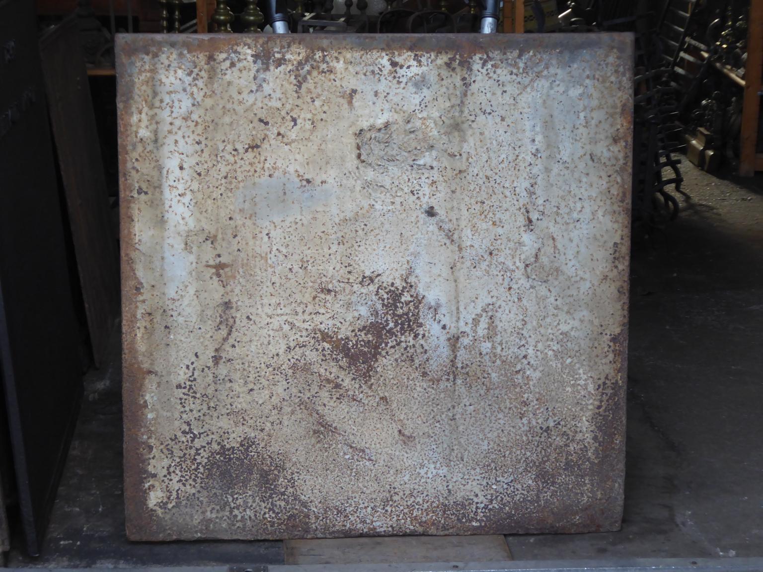 Antique French Neoclassical Fireback / Backsplash, 19th Century For Sale 4