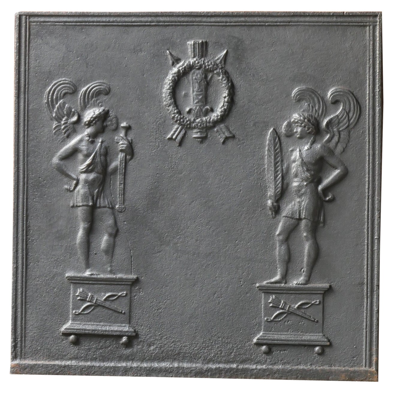 Antique French Neoclassical Fireback / Backsplash, 18th - 19th Century