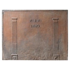 Antique French Neoclassical Fireback / Backsplash, 19th Century