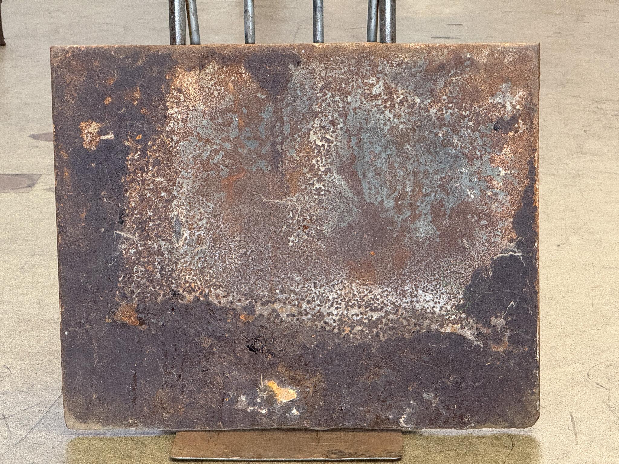 Antique French 'Neoclassical' Fireback / Backsplash, Dated 1804 For Sale 8