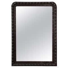 Antique French Neoclassical Hand Carved Mirror