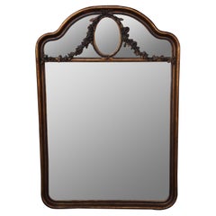 french arched mirror Antique French Neoclassical Louis Philippe Serpentine Arched Carved Mirror