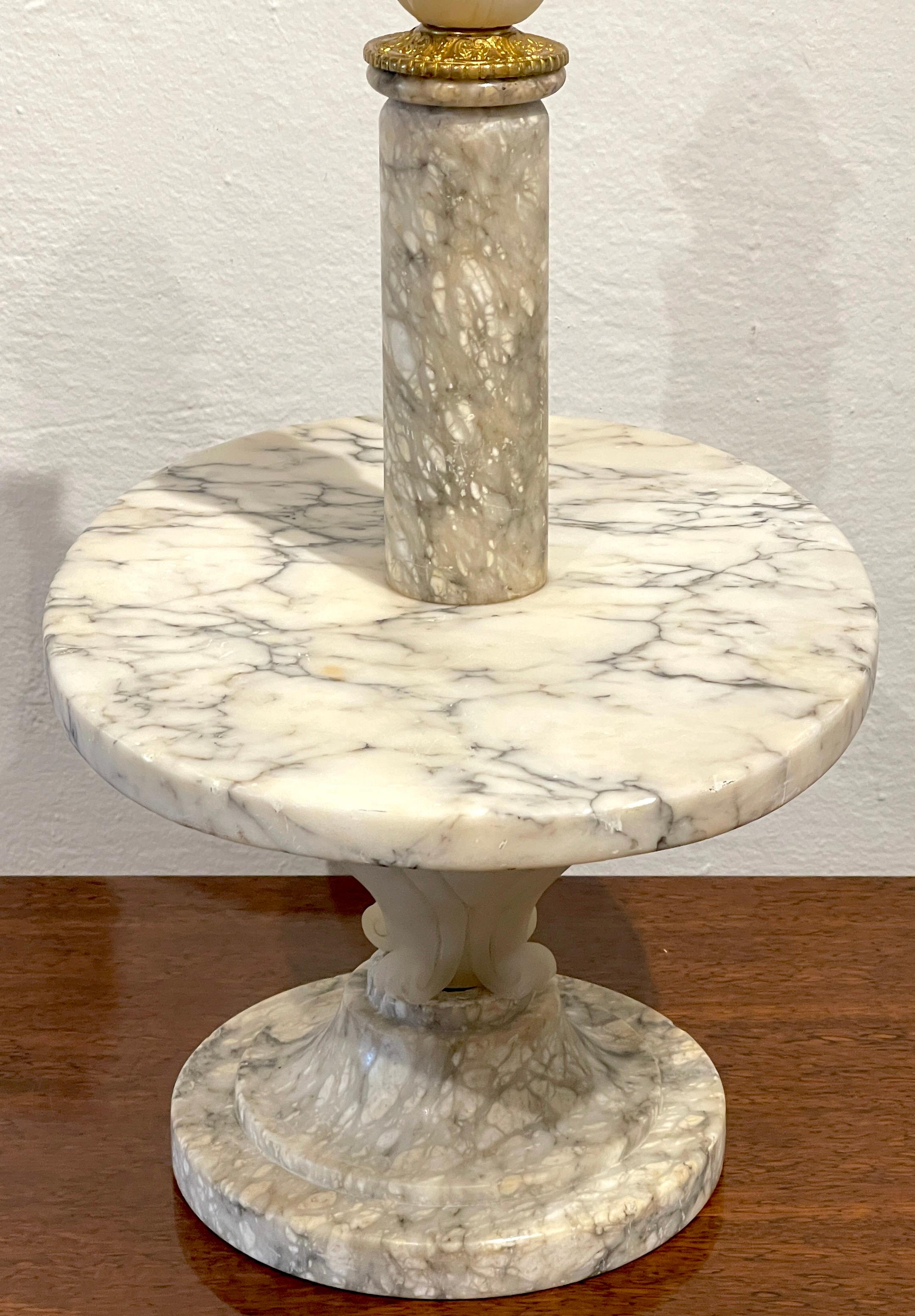 Antique French Neoclassical Marble & Ormolu Pastry Centerpiece / Tazza  For Sale 8