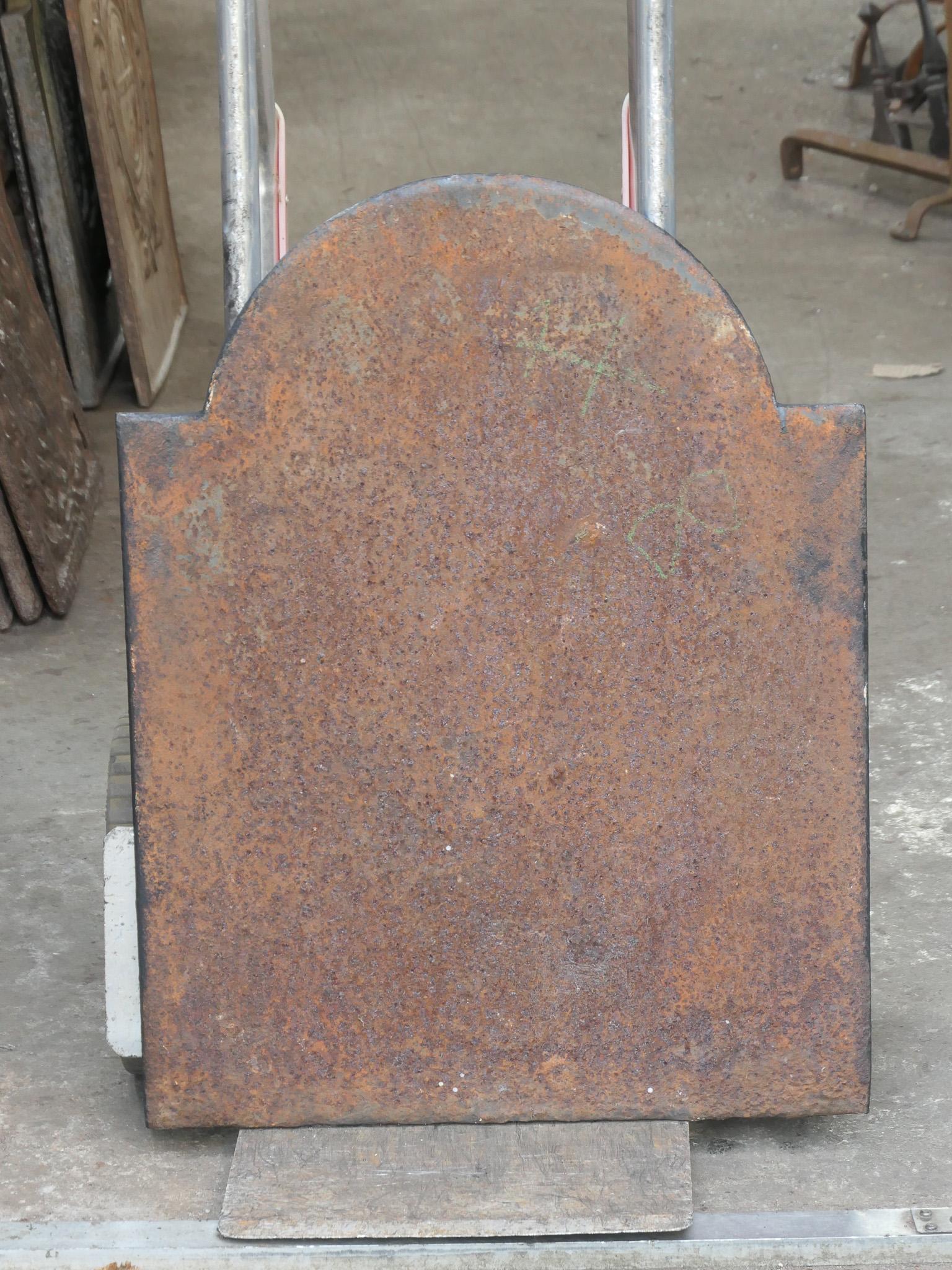 Antique French Neoclassical Period Fireback / Backsplash, 18th - 19th C. For Sale 4