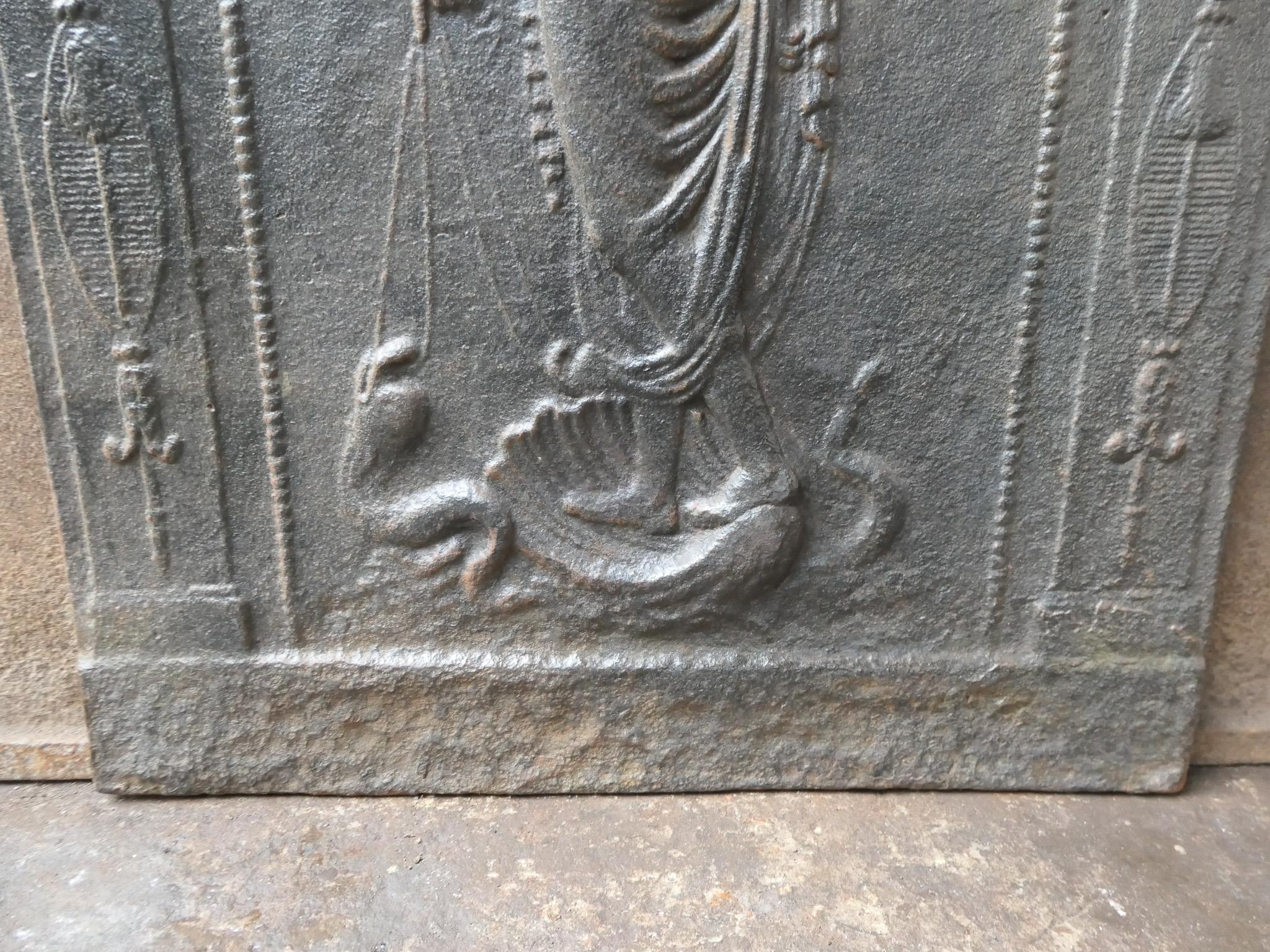 Antique French Neoclassical Period Fireback / Backsplash, XVIII - XIX C. in vendita 3