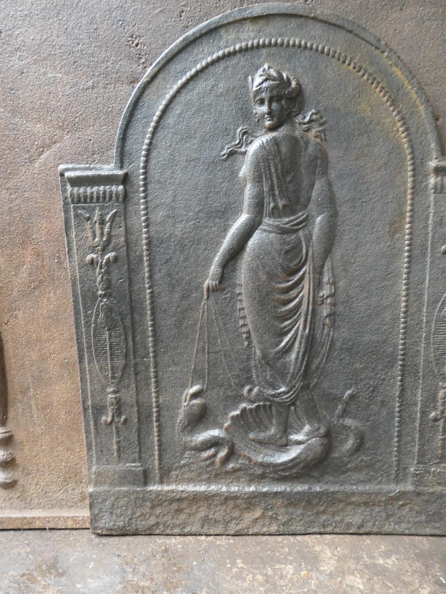 Antique French Neoclassical Period Fireback / Backsplash, XVIII - XIX C. in vendita 4
