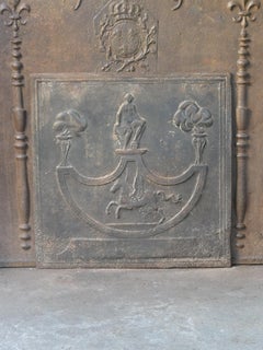 Antique French Neoclassical Period Fireback / Backsplash, 18th-19th C.
