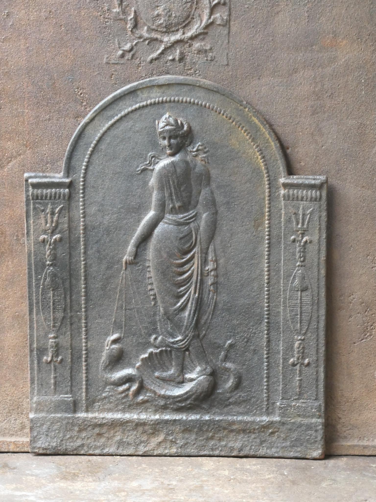 Neoclassico Antique French Neoclassical Period Fireback / Backsplash, XVIII - XIX C. in vendita