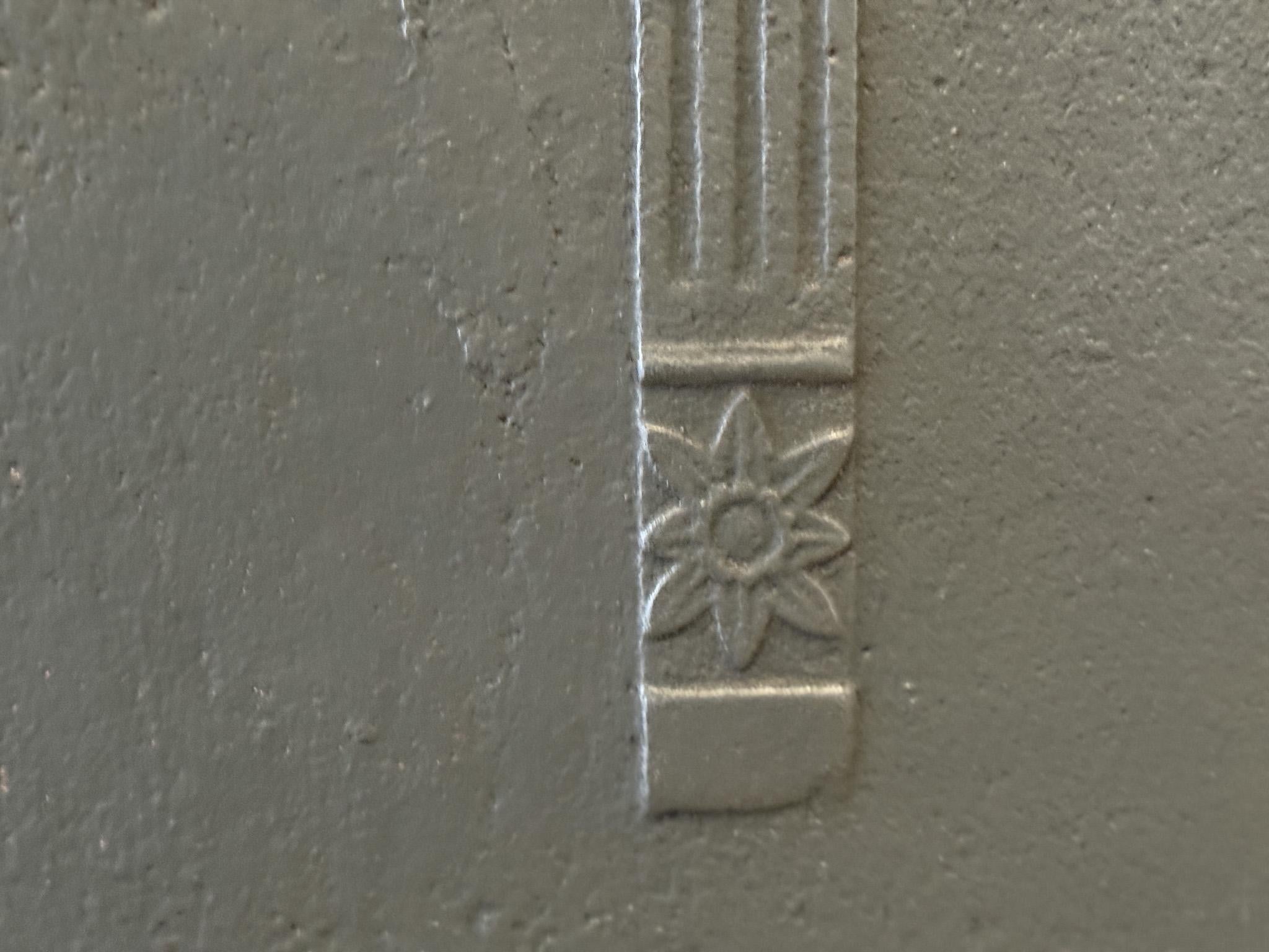 Antique French Neoclassico 'Pilastri della Libertà' Fireback / Backsplash in vendita 3