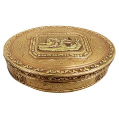 Antique French Neoclassical 18K Gold Snuffbox