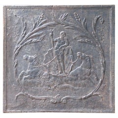 Used French 
Neptune
 Fireback, 18th-19th Century