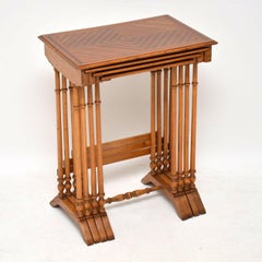 Antique French Nest of Four Tables