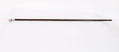 Antique French Novelty Pheasant Silver Walking Stick Cane 19th Century