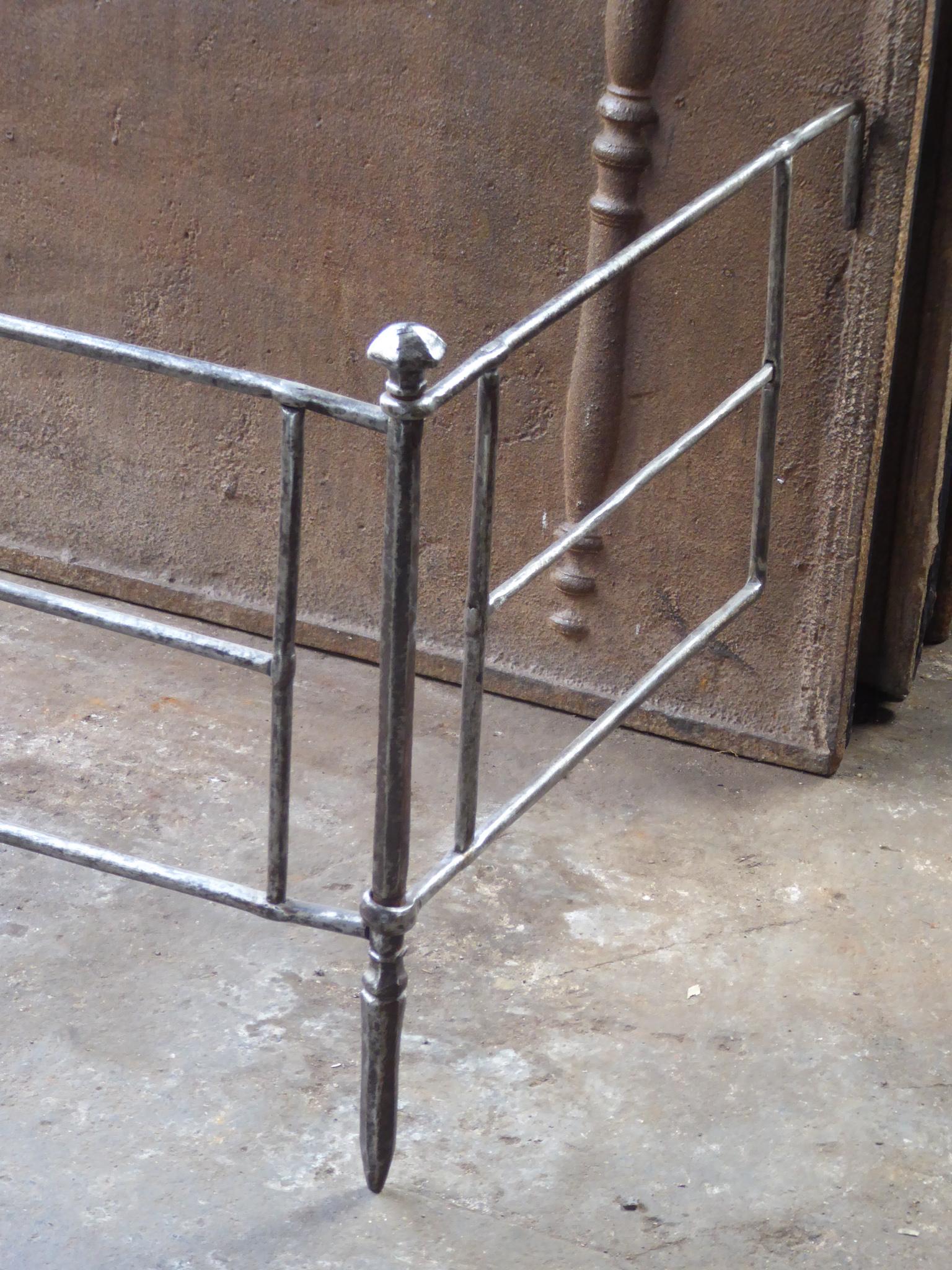 Forged Antique French Nursery Fire Guard, 18th-19th Century
