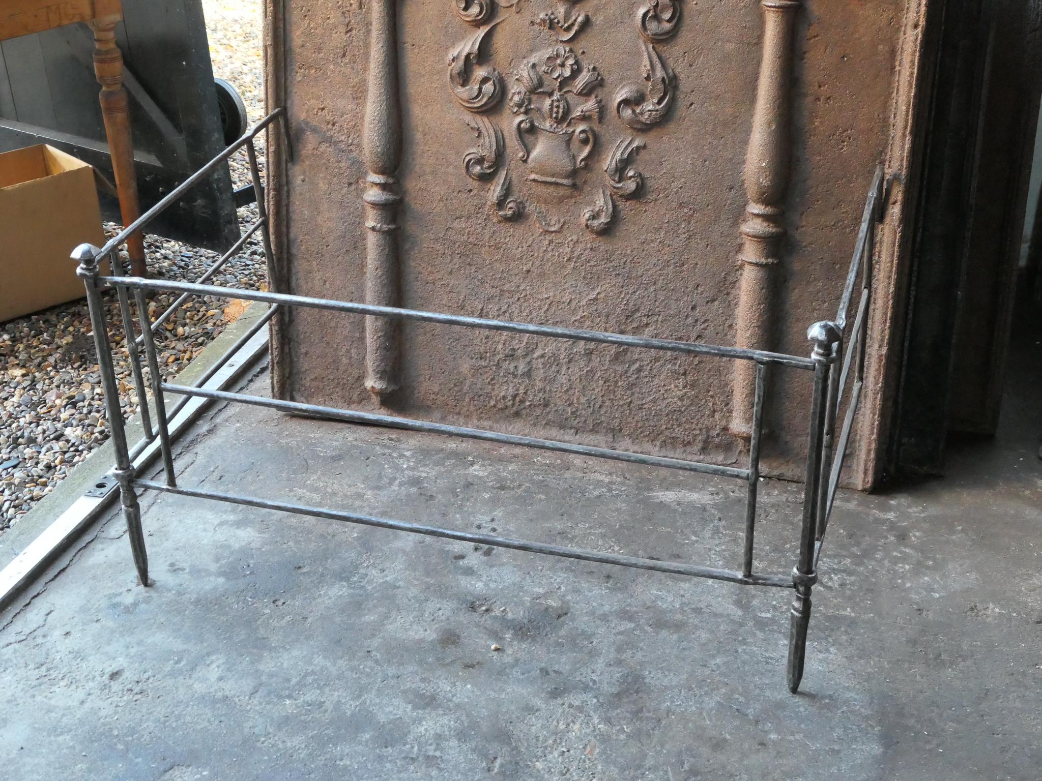 Forged Antique French Nursery Fire Guard, 18th Century