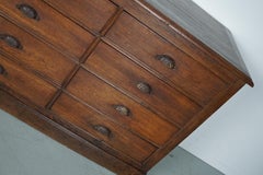 Antique French Oak Apothecary / Filing Cabinet, 19th Century