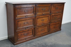 Antique French Apothecary / Filing Cabinet Folding Doors, inizio XX secolo