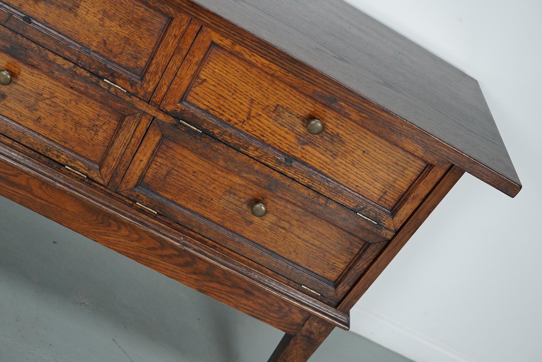 20ième siècle Ancien cabinet d'apothicaire / de classement en Oak français, portes pliantes, début du 20ème siècle en vente