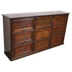 Antique French Apothecary / Filing Cabinet Folding Doors, inizio XX secolo