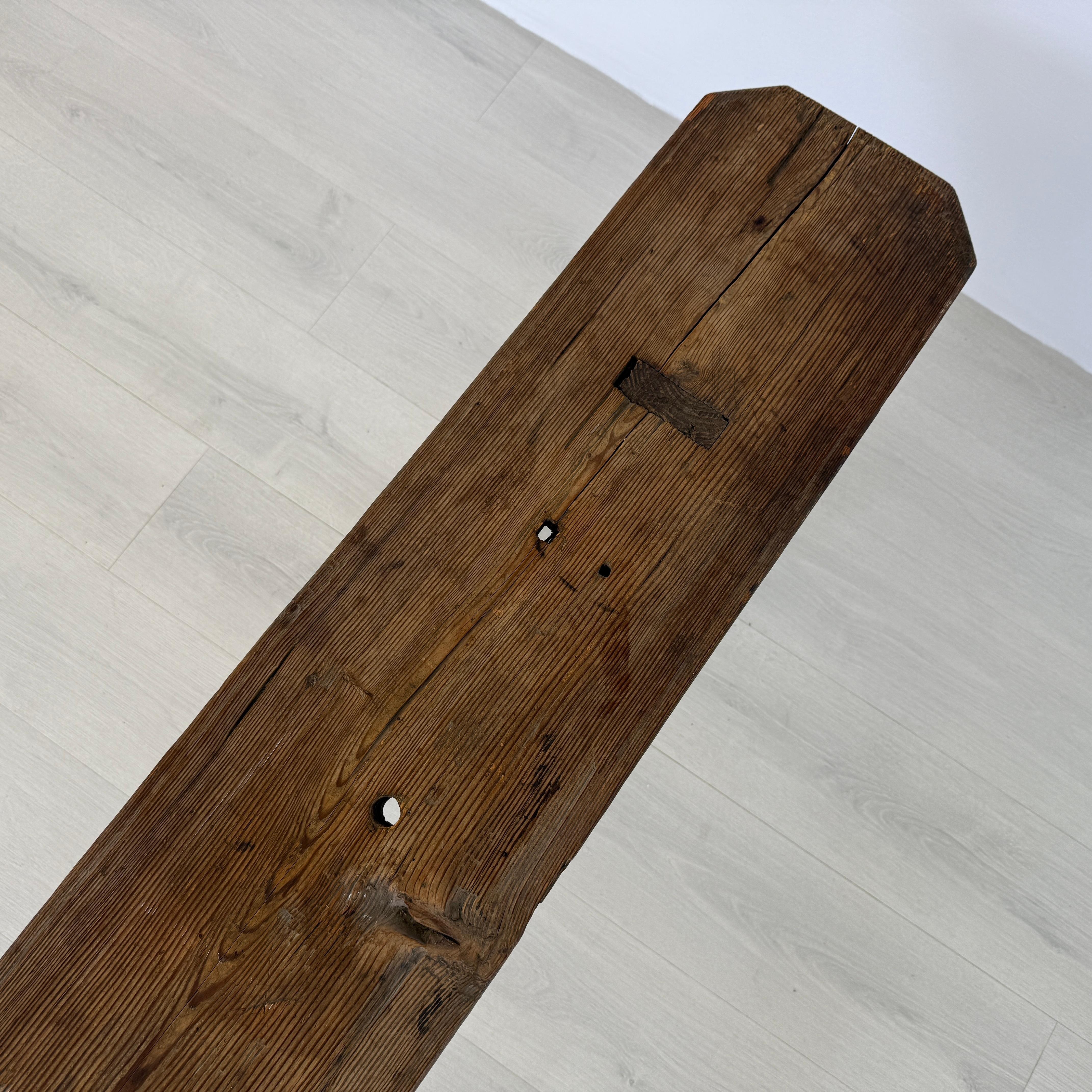 Antique French Oak Bench For Sale 5