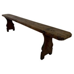 Antique French Oak Bench Antique French Oak Bench