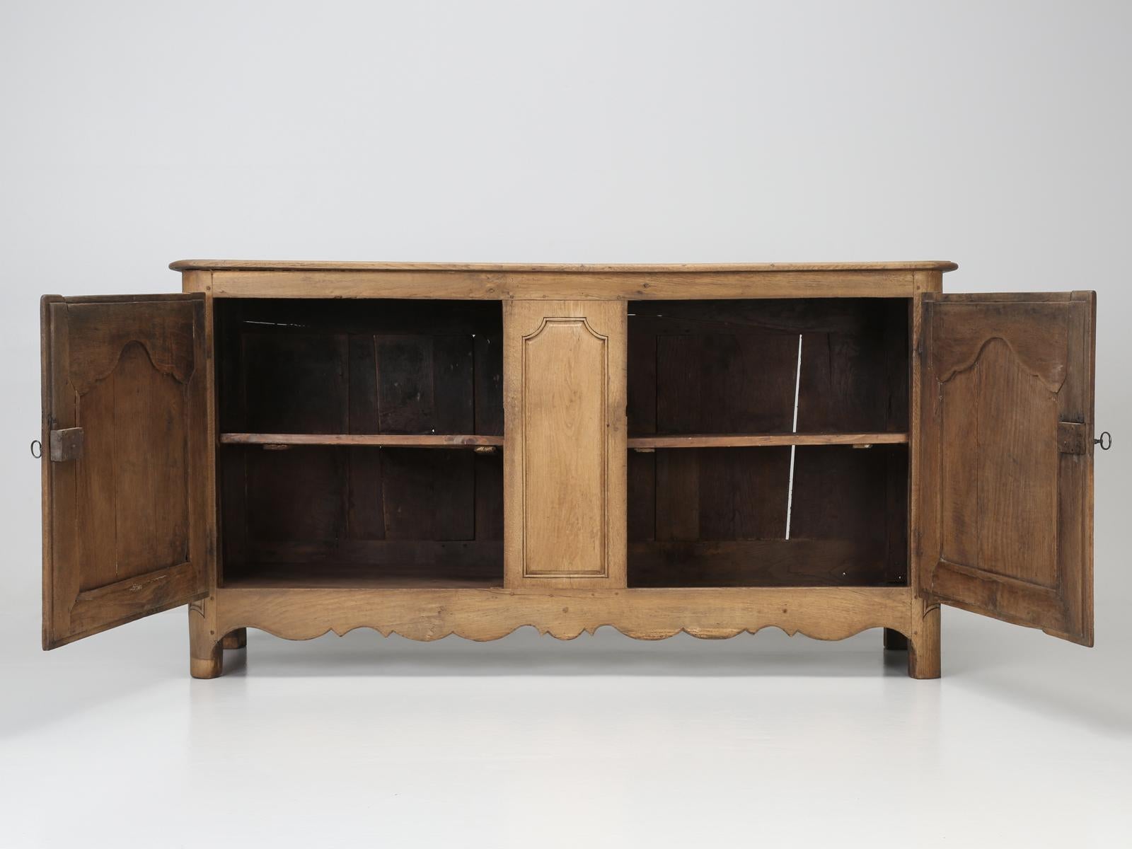 French Oak Buffet Cosmetically Original and Structurally Restored,  circa 1800 13