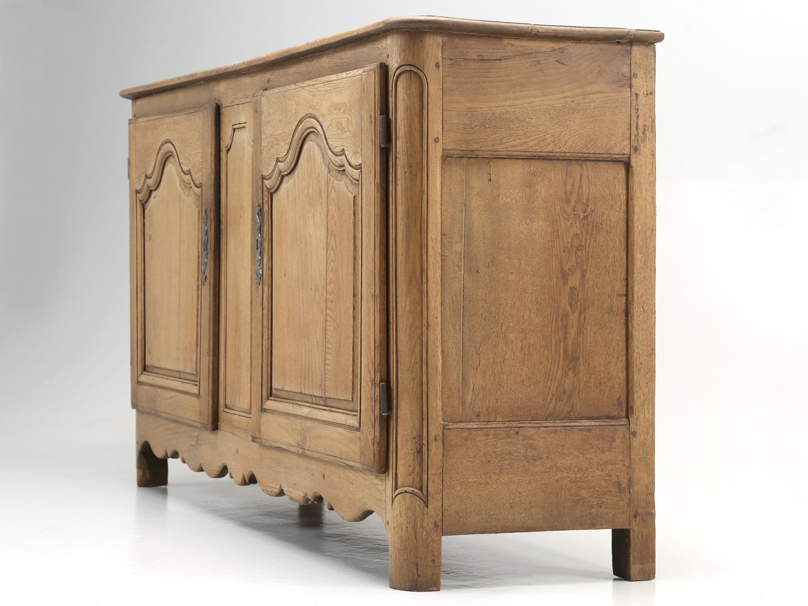 Country French Oak Buffet Cosmetically Original and Structurally Restored,  circa 1800