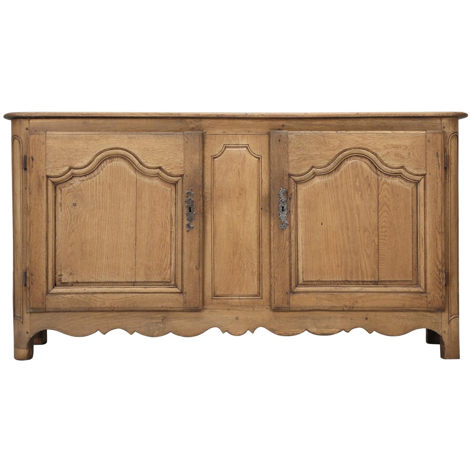 French Oak Buffet Cosmetically Original and Structurally Restored,  circa 1800