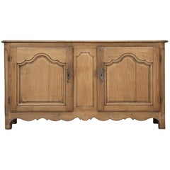 Antique French Oak Buffet Cosmetically Original and Structurally Restored,  circa 1800