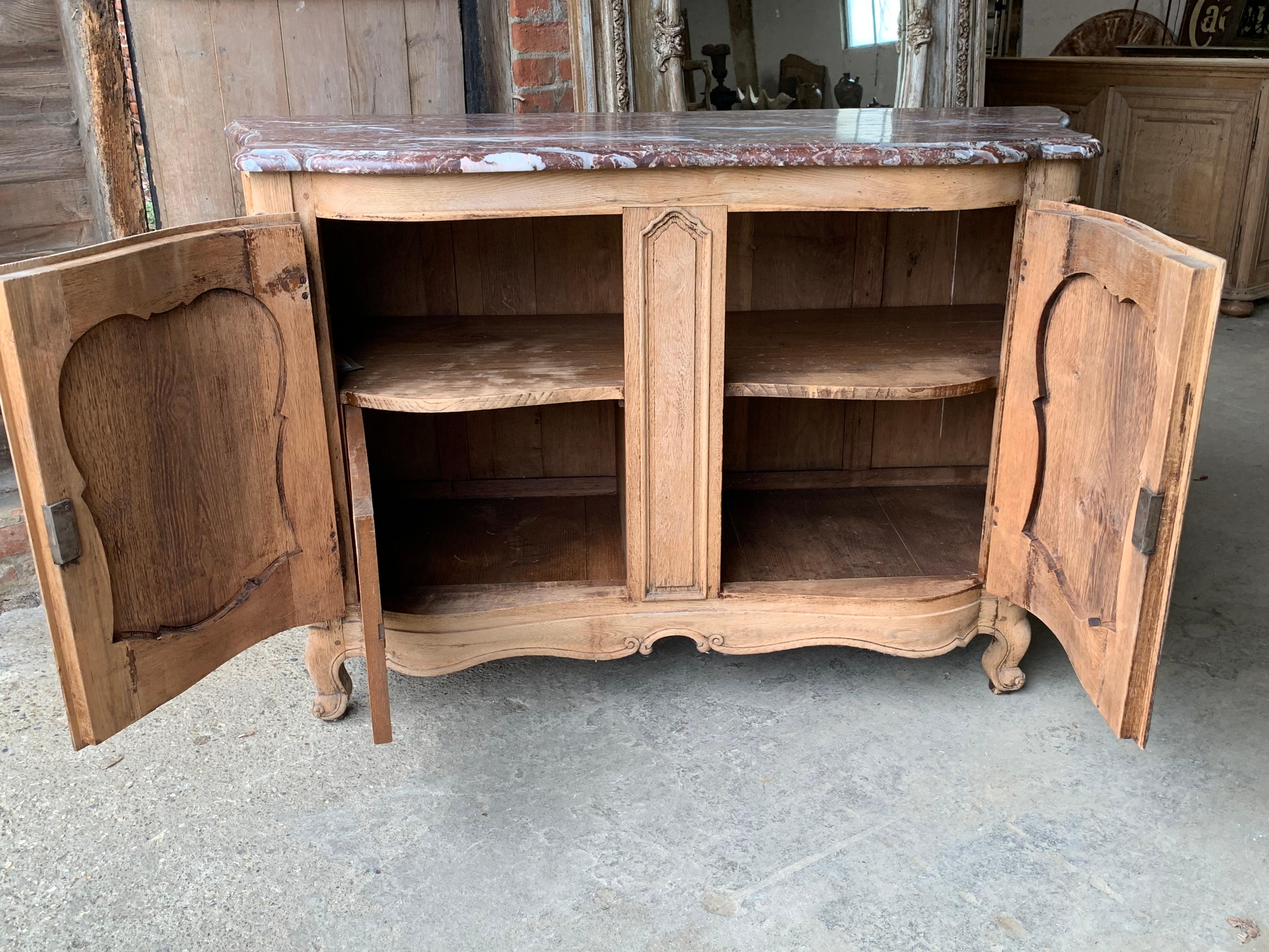 Antique French Oak Buffet Sideboard In Good Condition In Ongar, GB