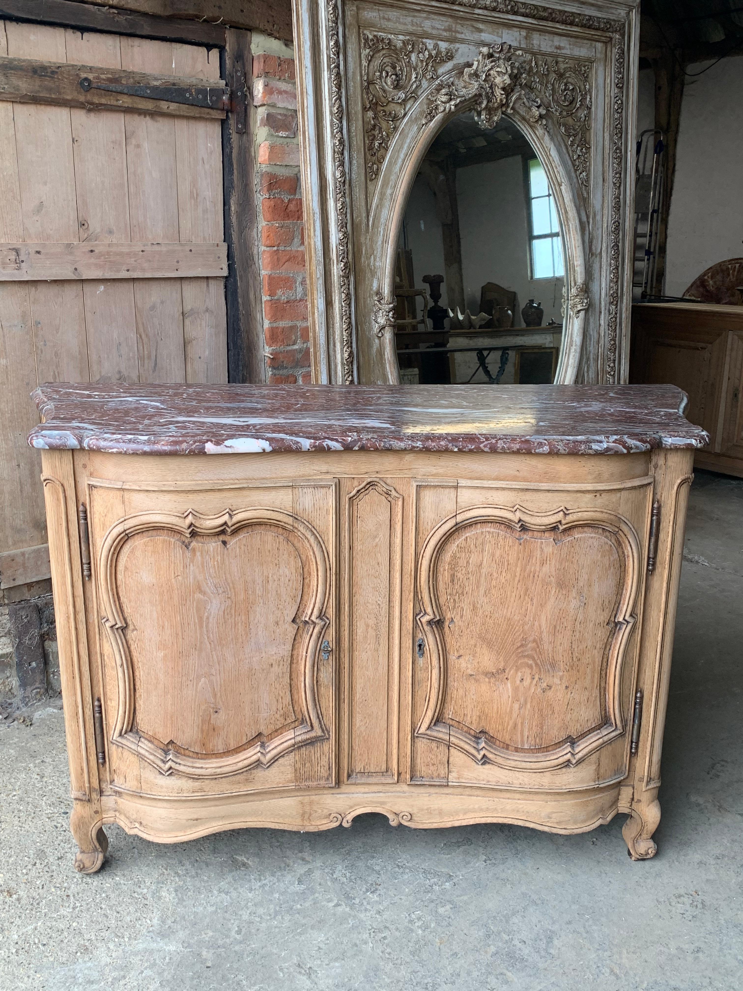 Antique French Oak Buffet Sideboard 1