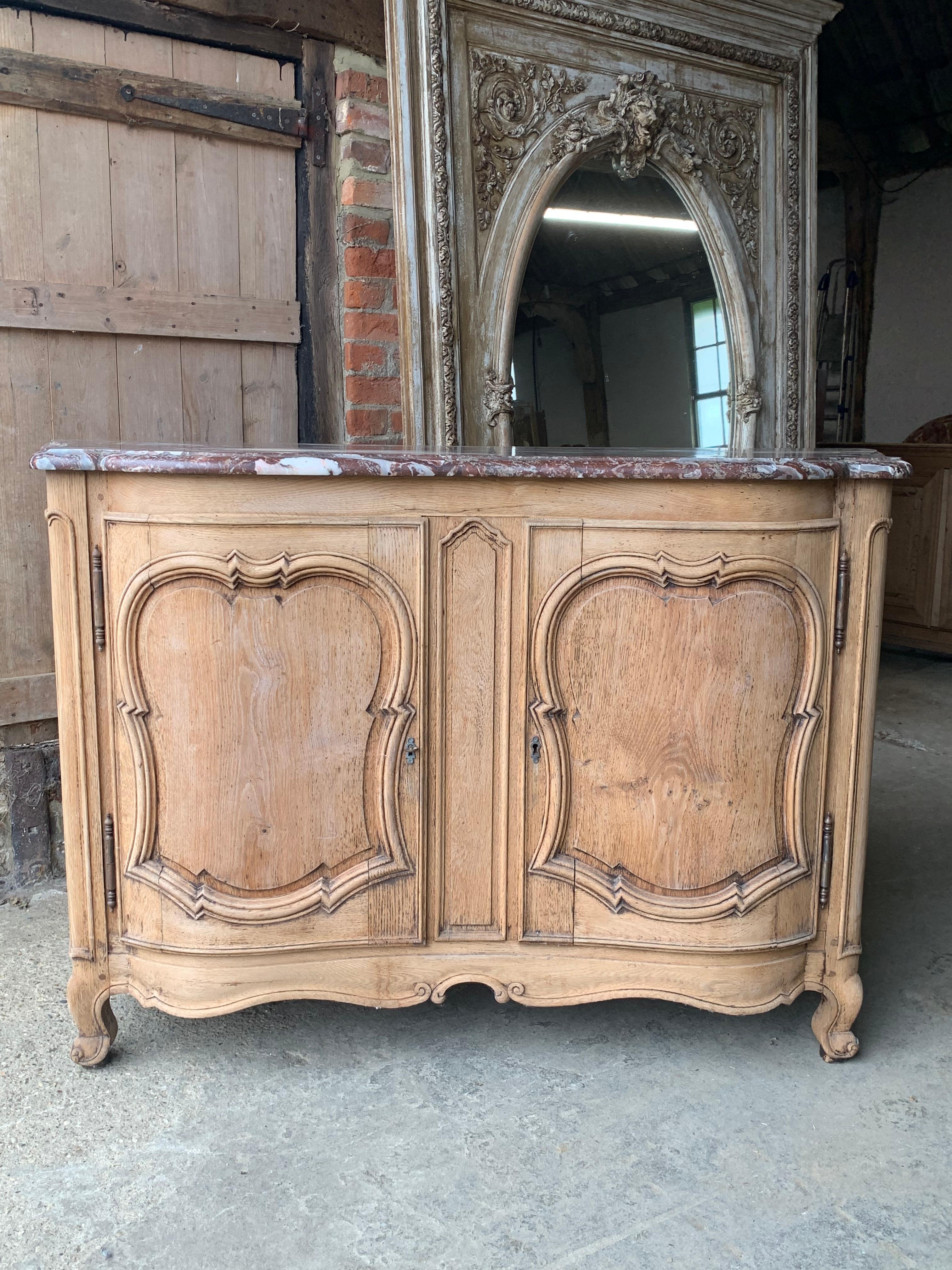 Antique French Oak Buffet Sideboard 2
