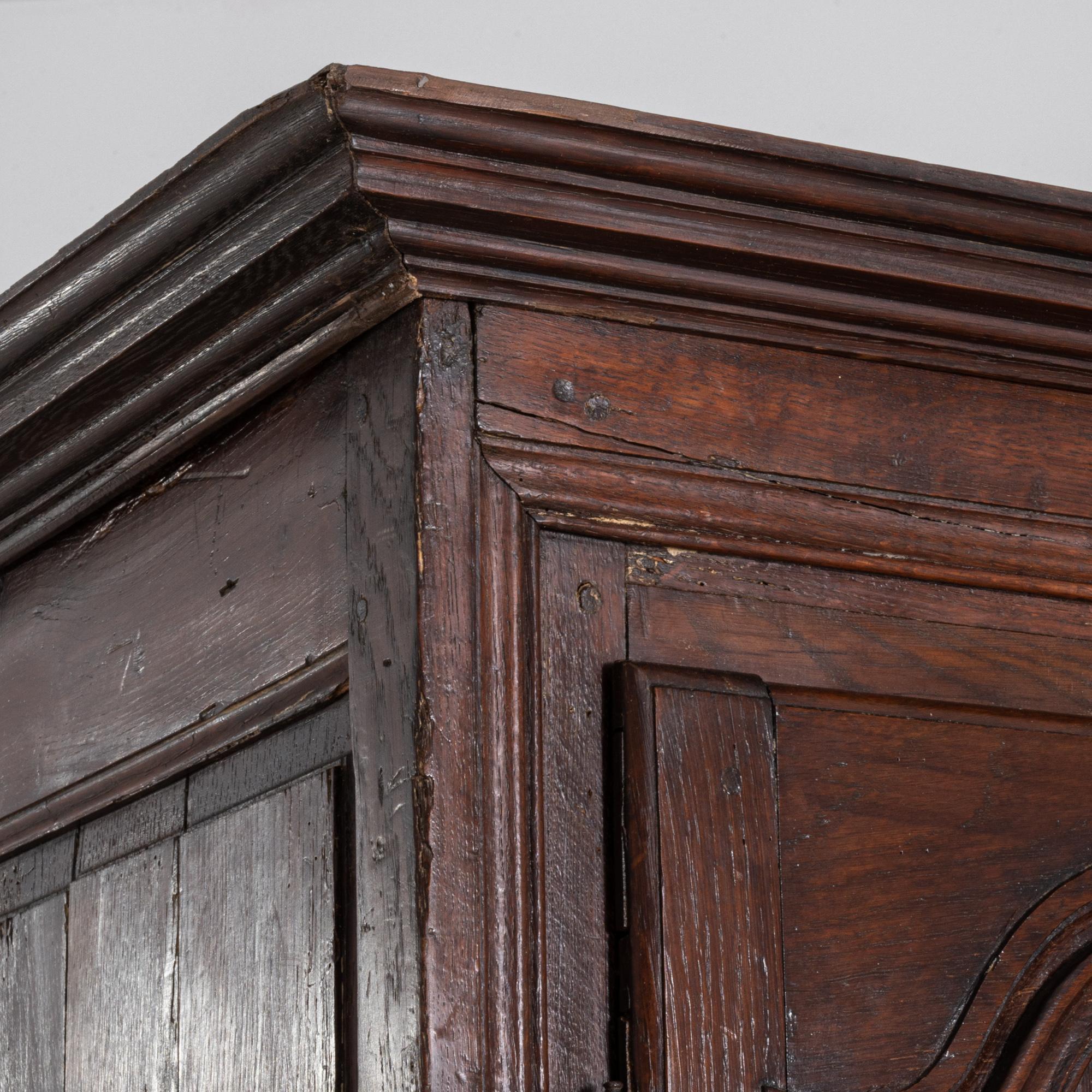 Antique French Oak Cabinet 8