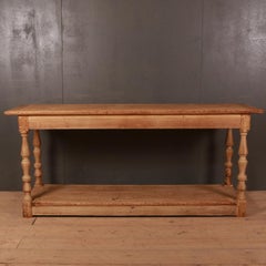 Antique French Oak Center Table