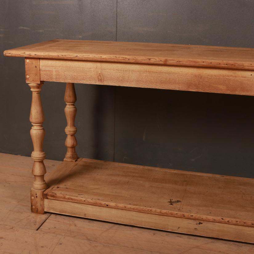 Bleached Antique French Oak Center Table
