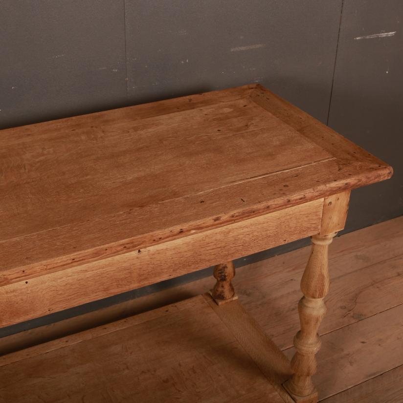 19th Century Antique French Oak Center Table