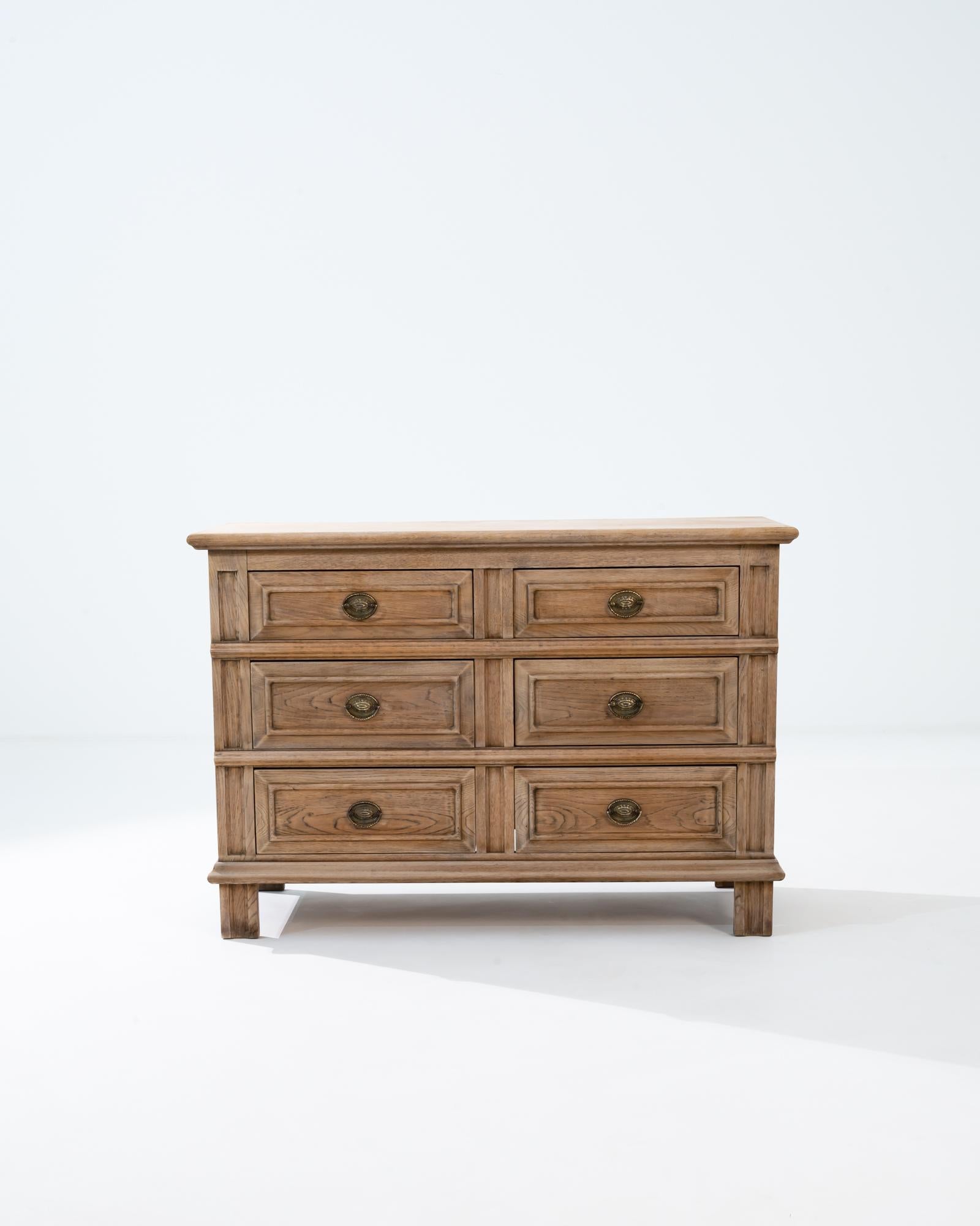 French Provincial Antique French Oak Chest of Drawers