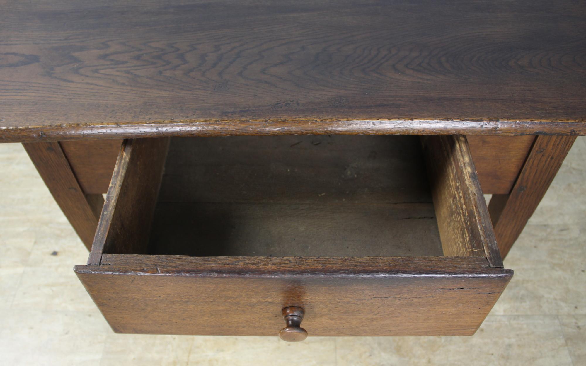 Antique French Oak Coffee Table For Sale 4