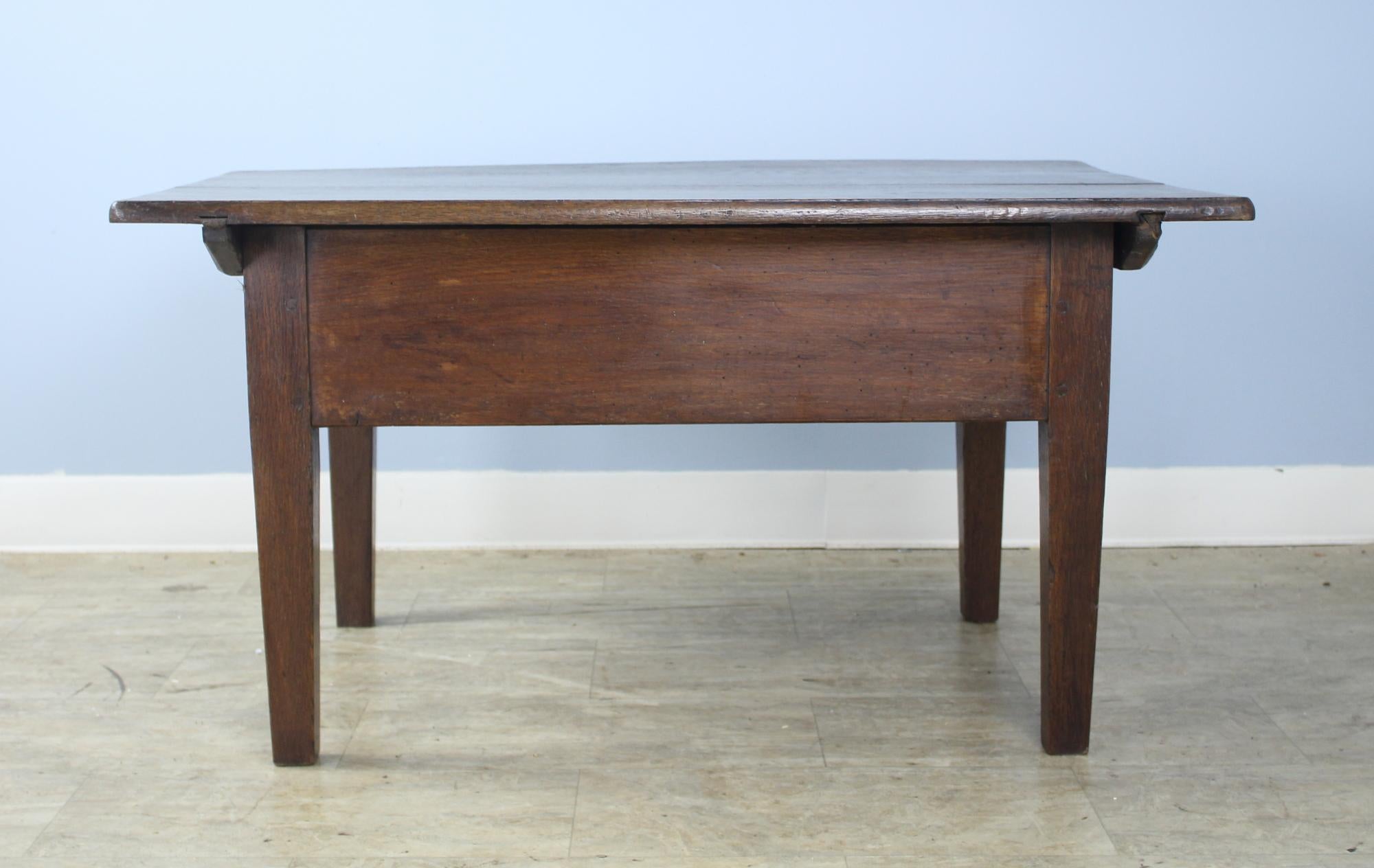 Antique French Oak Coffee Table For Sale 5